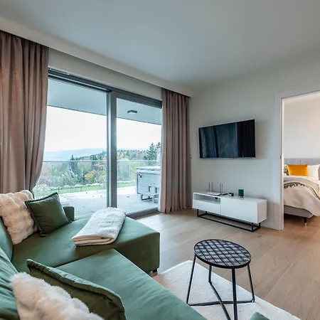 Aparts4u - Kras A103 Z Prywatnym Jacuzzi I Widokiem Na Gory * Szklarska Poreba