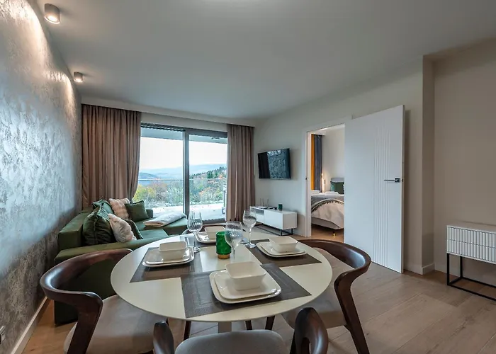 Aparts4u - Kras A103 Z Prywatnym Jacuzzi I Widokiem Na Gory شكلارسكا بوريبا